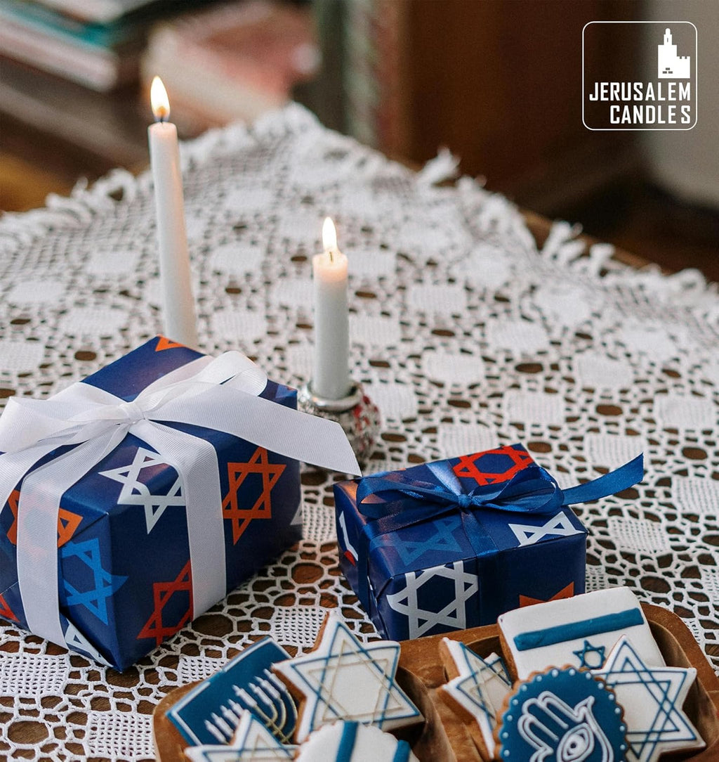 Shabbat Candles - Traditional Shabbos Candles - 3 Hour - 2-Pack X 72 Candles, (144 Candles)